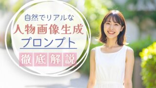 《2025年最新AI》リアルな人物画像生成のプロンプト例とポイント！Adobe Firefly Image4の比較もシェアします
