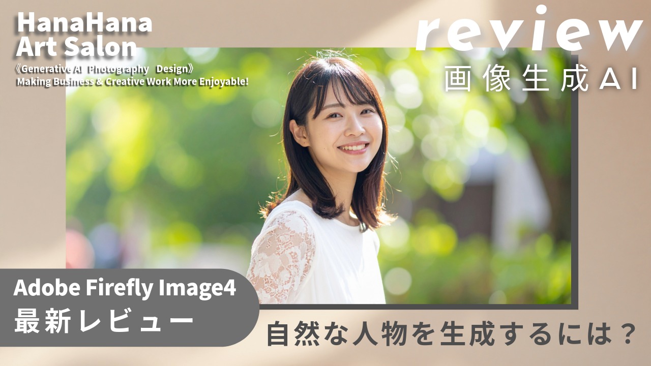 初心者OK!画像生成AIで自然な人物を生成するには?Adobe Firefly Image4最新レビュー