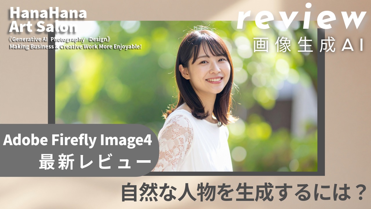 【最新】画像生成AIで自然な人物を生成するには？Adobe Firefly Image4最新レビュー